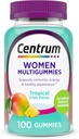 Centrum Women’s Multivitamin Gummies, Immune, Energy, Healthy Appearance Support, 100 Count, 50 Day Supply