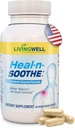 HEAL-N-SOOTHE Joint Support Supplements - Proteolytic Enzymes like Bromelain & Papain, with Boswellia, Turmeric & Ginger- Promotes Protein Digestive Function & Body Defense Wellness- 60 Count (1 Pack)