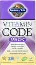 GARDEN OF LIFE Vitamin Code Zinc Vegan Capsules, 60 CT