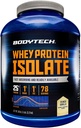 BODYTECH Whey Protein Isolate Powder - with 25 Grams of Protein per Serving & BCAA's - Ideal for Post-Workout Muscle Building & Growth, Contains Milk & Soy - Vanilla (5 Pound)