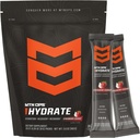 MTN OPS Hydrate Electrolytes Powder Drink Mix, 20 Single Serving On-The-Go Electrolyte Packs with Over 1000mg of Electrolytes per Serving, Strawberry Coconut