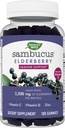 Nature's Way Sambucus Elderberry Gummies - Immune Support Supplement for Kids & Adults* - With Vitamins C, D3, Zinc & Antioxidant Support* - Gluten Free & Vegetarian - 100 Gummies