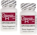Cardiovascular Research Lipothiamine B1 Supplement 240 Tablets - Vitamin B1 Now with Alpha Lipoic Acid - 2 X 120 Count