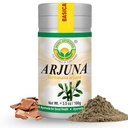 BASIC AYURVEDA Arjuna Bark Powder (Terminalia Arjuna) | Traditionally Used for Heart & Vitality Support | Pure & Natural | Non-GMO, Gluten-Free | 3.53 Oz (100g)