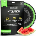 Coldest Hydration - Electrolytes Powder Packets - Non GMO & No Artificial Sugar - Electrolyte Drink Mix - Easy Open Single-Serving Stick Drop in Water - 20 Sticks per Pack (Watermelon)