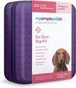 MySimplePetLab Ear Care Dog Kit I Medicated Tris Flush Dog Ear Cleaner I Infection Treatment with Ketoconazole I Hydrocortisone Drops I Comfort for Smelly, Itchy, Or Sore Ears