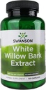 Swanson White Willow Bark Extract - Promotes Joint Support and Muscle Relief - Standardized to 15% Salicin - Natural Supplement with No Stomach Irritation - (120 Capsules, 500mg Each)