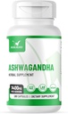 Ashwagandha w/Black Pepper Extract - 1400mg (100 Caps) | 3rd Party Tested & Filler-Free - Vegan