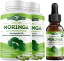 Moringa Capsules 120ct. 500mg Caps. (Pack of 2) and Organic Moringa Oil (2fl oz)