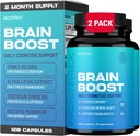 Nootrix Brain Boost Nootropic Supplement | Supports Memory, Mental Focus, Cognitive Health & Energy | Promotes Healthy Mood & Brain Function | Ginkgo Biloba & DMAE | 120 Capsules