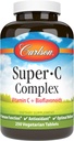 Carlson - Super-C Complex, Vitamin C + Bioflavonoids, Immune Function & Optimal Wellness, Antioxidant, 250 Vegetarian Tablets