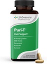 LifeSeasons Puri-T - Liver Cleanse & Detox Support Supplement - Resveratrol, N-Acetyl Cysteine, Milk Thistle, Artichoke & Turmeric - Supports Tissue Regeneration & Healthy Bile Flow - 60 Capsules