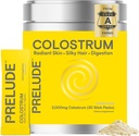 Prelude Bovine Colostrum Supplement - Grassfed Colostrum Powder Sticks for Gut Health, Immunity & Overall Wellness - Colostrum Aids Hair, Skin & Digestive Health for Women & Men - Made in USA