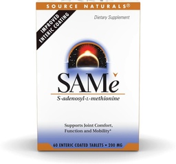 Source Naturals Same, Supports Joint Comfort, 200mg - 60 Enteric Coated Tablets
