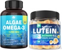 Sugar Free Lutein 20mg 40mg +Vegan Omega 3 DHA EPA