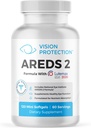 AREDS 2 Eye Vitamin & Mineral Supplement for Ocular Health, Lutemax 2020 with Natural Eye Institute AREDS 2 Study Ingredients Lutein, Vitamin C, & Zeaxanthin, 120 Mini Softgels