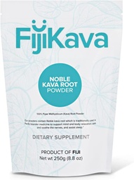 FijiKava Instant Micronized Noble Kava Powder from Fiji, 250g