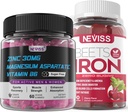 Iron Gummies with Zinc and Magnesium Supplement