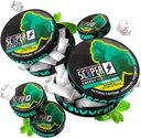 Scooper Energy Fresh Mint | Extra Strong 80mg Caffeine | Energy Pouches Sugarfree | 5 Pack (12 pcs/can)
