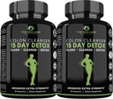 THE ENCLARE NUTRITION 15 Day Detox Cleanse for Weight Loss. Advanced Gut Support for Women & Men. Colon Cleanse Laxatives for Constipation & Bloating Relief. Gut Cleanse Probiotic Diet Pills 60ct (2)