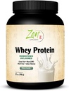 Zen Supplements - Organic Grass Fed Whey Protein 19g Per Serving Keto Friendly - Unflavored 32 Oz-Powder