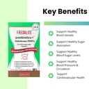 FRESHLITE 2500FU Premium NSK-SD Nattokinase & Vegan Postbiotics for Cardiovascular Support | Blood Pressure, Cholesterol & Heart Health | JNKA Certified | Non-GMO, Gluten-Free, 60 Capsules Japan Made
