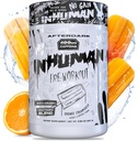 AFTERDARK INHUMAN Pre-Workout Powder, Enhanced Mind-Muscle Connection, Sustained Energy, Potent Nootropic Blend, Vegan, Gluten-Free, Soy-Free, 400mg Caffeine, No Crash, Orange Creamsicle