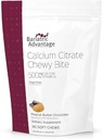 Bariatric Advantage Calcium Citrate Chewy Bites 500 mg - Highly Absorbable & Digestible - Vitamin D3 - Easily Chewable Calcium Supplement - Peanut Butter Chocolate - 90 Count