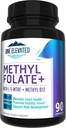 Double Strength & Most Bioactive Methyl Folate! Uniquely Formulated with Highest Pharmaceutical Grade Methylcobalamin (B12), Niacin, B1, B2 B6. Works Synergistically for Max Results-3 Month Supply