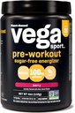 Vega Sport Sugar Free Pre-Workout Energizer, Berry - Pre Workout Powder for Women & Men, Supports Energy and Focus, Electrolytes, Vegan, Keto, Gluten Free, Non GMO, 4 oz