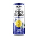 Optimum Nutrition Amino Energy Sparkling Hydration Drink, Electrolytes, Caffeine, Amino Acids, BCAAs, Sugar Free, Blueberry Lemonade, 12 Fl Oz, 1 count (Packaging May Vary)
