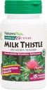 Natures Plus Herbal Actives Milk Thistle - 250 mg, 80% Silymarin, 60 Vegan Capsules - Vegetarian, Gluten-Free - 60 Servings