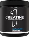 Rule 1 Creatine Powder – Pure Micronized Creatine Monohydrate for High-Intensity Exercise and Lean Body Mass Support, Flavored and Unflavored (30 Servings, Blue Raspberry)