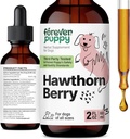 Forever Puppy Hawthorn Berry Drops for Dogs - Antioxidant Support Tincture for Dogs w/Hawthorn Berry - Liquid Heart Health Supplement for Happy Pets - No Preservatives & Artificial Colors - 2 oz