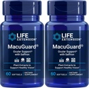 Life Extension MacuGuard Ocular Support with Saffron, 60 softgels (Pack of 2)