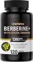 Berberine - 1000–1500 mg Daily - Berberine HCL Supplement for Metabolic Support - Gluten-Free & Vegan Supplements for Men & Women 16