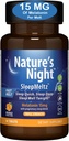 Nature's Night Triple Strength Quick Dissolve Melatonin 15mg with Supportive Blend | Natural Orange Flavor | 90 Count | Sugar Free, Vegan, Non-GMO, Drug Free