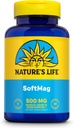 NATURE'S LIFE SoftMag 500 mg - Magnesium Complex - Bone Health, Muscle and Heart Health Support - Easy to Swallow Softgels - 60-Day Guarantee, 60 Servings, 60ct