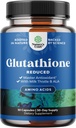 Reduced Glutathione Supplement with Milk Thistle - 500 mg per Serving Pure L Glutathione with Alpha Lipoic Acid & Milk Thistle Silymarin - 30 Count