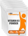 BulkSupplements.com Vitamin K1 Powder - Vitamin K1 Supplement for Bone and Heart Health Support - Gluten Free, 10mg per Serving, 1kg (2.2 lbs) (Pack of 1)