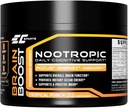 EC Sports Brain Boost Tropical Punch Nootropic Supplement for Focus, Faster Processing, Instant Energy & Performance w/ 18 Nootropics - 30 Servings