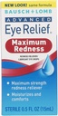 Bausch and Lomb Advanced Redness Relief Drops, 0.5 Ounce - 3 per case.