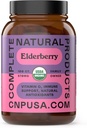 Complete Natural Products Elderberry Capsules 570mg, 100 Ct | Plant-Based Immune Support, Antioxidant-Rich, No Fillers, Made in USA