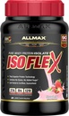 ALLMAX Nutrition ISOFLEX Whey Protein Isolate, Strawberry - 2 lb - 27 Grams of Protein Per Scoop - Zero Fat & Sugar - 99% Lactose Free - Gluten Free & Soy Free - Approximate 30 Servings