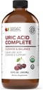 Complete Natural Uric Acid Complete - Liquid Supplement to Support Uric Acid Cleanse, Kidney Health & Blood Circulation with Apple Cider Vinegar, Tart Cherry, Beet Root, Lemon, Cinnamon - 12oz