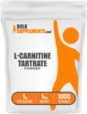 BulkSupplements.com L-Carnitine Tartrate Powder - Amino Acid Powder, Carnitine Supplement - Unflavored & Gluten Free, 1g per Serving, 1kg (2.2 lbs) (Pack of 1)