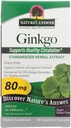 Nature's Answer Ginkgo Leaf Vegetarian Capsules, 60-Count