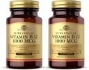 Solgar Sublingual Vitamin B12 1000 mcg - 250 Nuggets, Pack of 2 - Non-GMO, Vegan, Gluten Free, Dairy Free, Kosher - 500 Total Servings