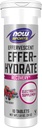 NOW Foods Sports Nutrition, Effervescent Effer-Hydrate, Electrolyte Supplement, Recovery*, Mixed Berry, 10 Tablets