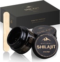 Shilajit Natural Himalayan Organic Resin 20 Grams, Pure Shilajit Supplement Enriched Fulvic Acid & 85+ Trace Minerals, Plant Based Nutrients for Energy, Support Metabolism & Immune System